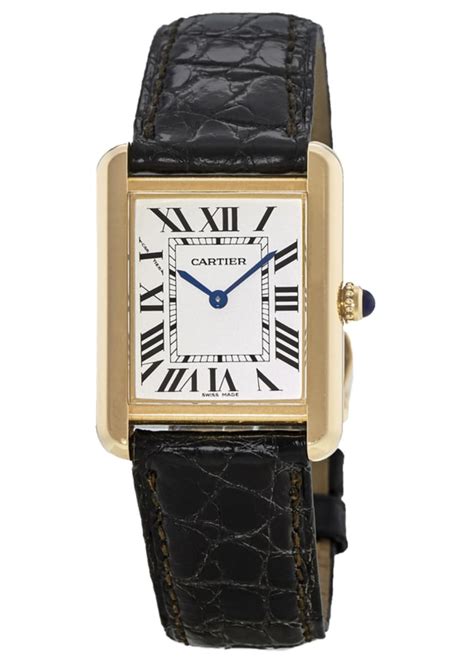 cartier women tank watch|cartier tank solo watch women's.